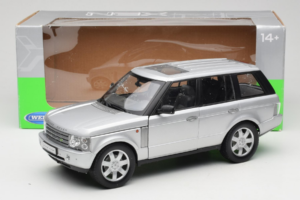 Land Rover Range Rover L322 Silber Welly 1:18 12536W Druckguss — Bild 8 von 8