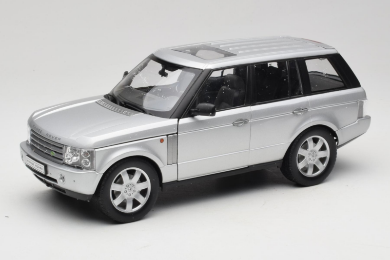 Land Rover Range Rover L322 Silber Welly 1:18 12536W Druckguss
