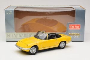 Lotus Elan S3 Cabriolet Gelb Sun Star 1:18 4052 Druckguss — Bild 6 von 6