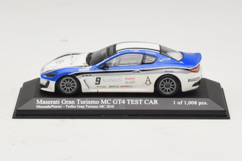 Maserati GranTurismo MC GT4 #9 Moncada / Petrini Maserati MC 2010 Minichamps 1:43 400101209 Druckguss