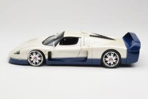 Maserati MC12 Weiß Blau Hot Wheels 1:18 G7158 Druckguss — Bild 4 von 8