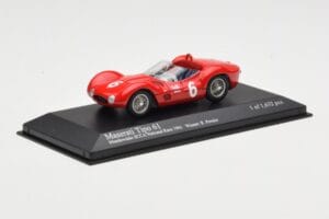 Maserati Tipo 61 #6 R. Penske SCCA National Race Meadowdale 1961 Minichamps 1:43 400611206 Druckguss — Bild 2 von 4