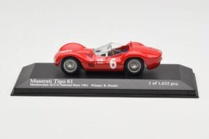 Maserati Tipo 61 #6 R. Penske SCCA National Race Meadowdale 1961 Minichamps 1:43 400611206 Druckguss
