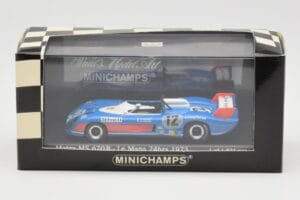 Matra Simca MS670B #12 J-P. Beltoise / J-P. Jabouille / J-P. Jaussaud 24 Hours of Le Mans 1973 Minichamps 1:43 430731112 Druc — Bild 4 von 4