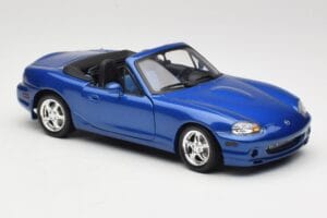 Mazda MX-5 NA 10th Anniversary Blue Metallic Gate 1:18 01071 Druckguss — Bild 6 von 8