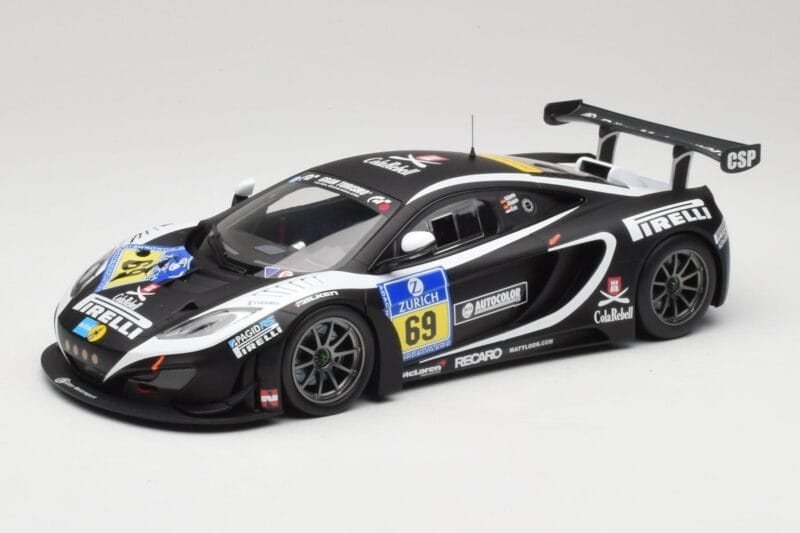 McLaren 12C GT3 Dorr Motorsport #69 C. Adams / M. Klasen 24 Hours Nurburgring 2013 Minichamps 1:18 151131369 Druckguss