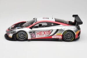 McLaren 12C GT3 Hexis Racing #107 O. Panis / F. Cazenave 24 Hours of Spa 2013 Minichamps 1:18 151131397 Druckguss — Bild 3 von 6