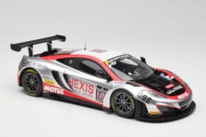 McLaren 12C GT3 Hexis Racing #107 O. Panis / F. Cazenave 24 Hours of Spa 2013 Minichamps 1:18 151131397 Druckguss — Bild 4 von 6