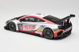 McLaren 12C GT3 Hexis Racing #107 O. Panis / F. Cazenave 24 Hours of Spa 2013 Minichamps 1:18 151131397 Druckguss — Bild 5 von 6