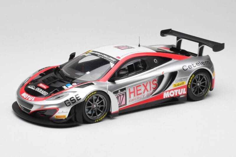 McLaren 12C GT3 Hexis Racing #107 O. Panis / F. Cazenave 24 Hours of Spa 2013 Minichamps 1:18 151131397 Druckguss