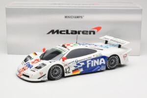 McLaren F1 GTR BMW Motorsport #42 J. Lehto / S. Soper / N. Piquet 24 Hours of Le Mans 1997 Minichamps 1:18 530133742 Druckgus — Bild 8 von 8