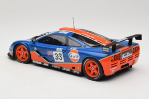 McLaren F1 GTR Gulf #33 R. Bellm / M. Weaver / J-J. Lehto 24 Hours of Le Mans 1996 UT Models 1:18 530161833 Druckguss — Bild 7 von 8