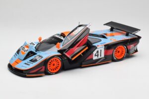 McLaren F1 GTR Gulf #41 P. Gounon / S. Oloffson 24 Hours of Le Mans 1997 Minichamps 1:18 530133741 Druckguss — Bild 2 von 8