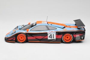 McLaren F1 GTR Gulf #41 P. Gounon / S. Oloffson 24 Hours of Le Mans 1997 Minichamps 1:18 530133741 Druckguss — Bild 4 von 8