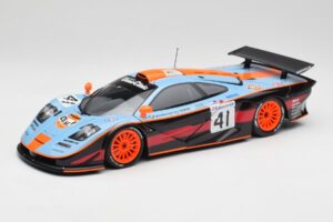 McLaren F1 GTR Gulf #41 P. Gounon / S. Oloffson 24 Hours of Le Mans 1997 Minichamps 1:18 530133741 Druckguss