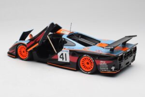McLaren F1 GTR Gulf #41 P. Gounon / S. Oloffson 24 Hours of Le Mans 1997 Minichamps 1:18 530133741 Druckguss — Bild 5 von 8