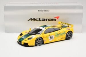 McLaren F1 GTR Harrods Mach One Racing #51 A. Wallace / D. Bell / J. Bell 24 Hours of Le Mans 1995 Minichamps 1:18 530133551  — Bild 8 von 8