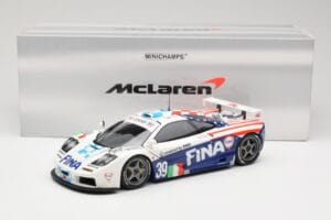 McLaren F1 GTR Team Bigazzi #39 N. Piquet / A. Cecotto / D. Sullivan 24 Hours of Le Mans 1996 Minichamps 1:18 530133639 Druck — Bild 8 von 8