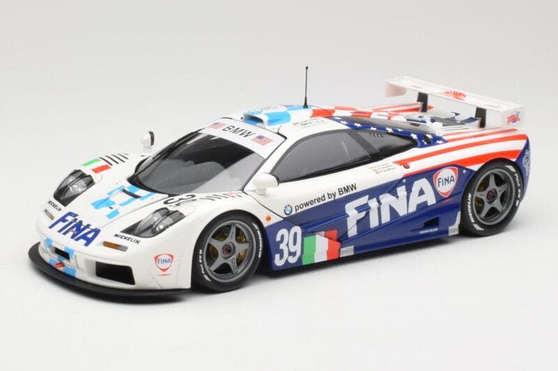 McLaren F1 GTR Team Bigazzi #39 N. Piquet / A. Cecotto / D. Sullivan 24 Hours of Le Mans 1996 Minichamps 1:18 530133639 Druck