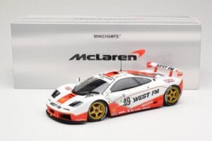 McLaren F1 GTR West Competition #49 J. Nielsen / J. Mass / T. Bscher 24 Hours of Le Mans 1995 Minichamps 1:18 530133549 Druck — Bild 8 von 8