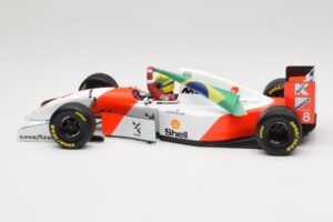 McLaren MP4/8 Ford #8 A. Senna Winner European GP Donington 1993 Minichamps 1:18 540931848 Druckguss — Bild 3 von 6