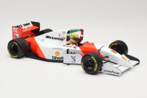 McLaren MP4/8 Ford #8 A. Senna Winner European GP Donington 1993 Minichamps 1:18 540931848 Druckguss — Bild 4 von 6