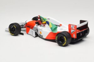 McLaren MP4/8 Ford #8 A. Senna Winner European GP Donington 1993 Minichamps 1:18 540931848 Druckguss — Bild 5 von 6