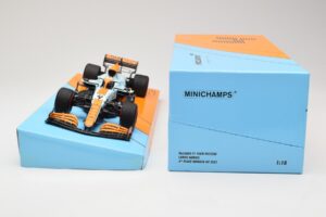 McLaren MCL35M #4 L. Norris 3rd Place Monaco GP 2021 Minichamps 1:18 533212402 Druckguss — Bild 6 von 6