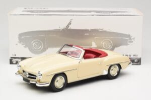 Mercedes 190 SL W121 Beige Minichamps 1:18 103037034 Druckguss — Bild 8 von 8