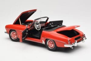 Mercedes 190 SL W121 Guards Red Minichamps 1:18 100037032 Druckguss — Bild 5 von 8