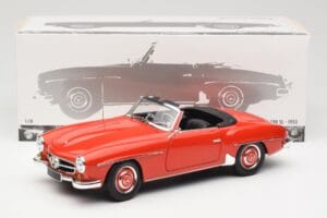 Mercedes 190 SL W121 Guards Red Minichamps 1:18 100037032 Druckguss — Bild 8 von 8