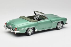 Mercedes 190 SL W121 Hellgrün Metallic Norev 1:18 183401 Druckguss — Bild 4 von 9