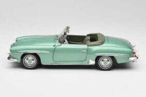 Mercedes 190 SL W121 Hellgrün Metallic Norev 1:18 183401 Druckguss — Bild 5 von 9