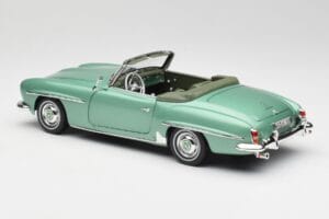 Mercedes 190 SL W121 Hellgrün Metallic Norev 1:18 183401 Druckguss — Bild 8 von 9