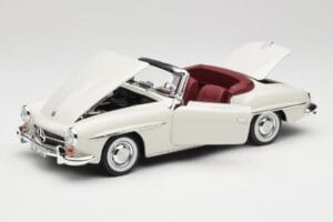 Mercedes 190 SL W121 Hellgrau Norev 1:18 B66040710 Druckguss — Bild 2 von 10