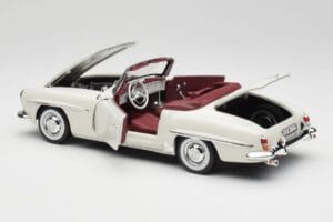 Mercedes 190 SL W121 Hellgrau Norev 1:18 B66040710 Druckguss — Bild 7 von 10