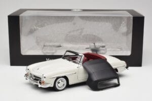 Mercedes 190 SL W121 Hellgrau Norev 1:18 B66040710 Druckguss — Bild 10 von 10