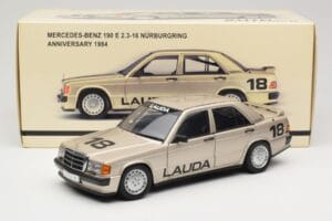 Mercedes 190E 2.3-16 W201 #1 N. Lauda Race of Champions Nurburgring 1984 AUTOart 1:18 88431 Druckguss — Bild 8 von 8