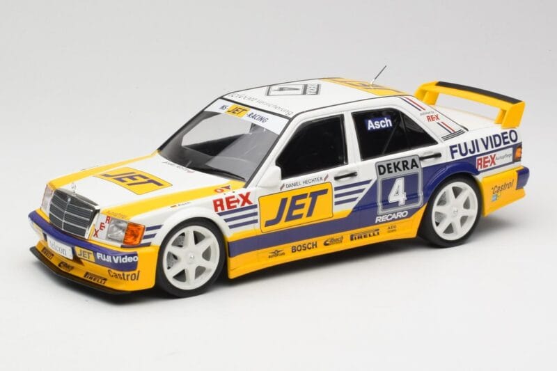 Mercedes 190E 2.5-16 EVO 1 W201 Team MS-Jet #4 R. Asch DTM 1989 Minichamps 1:18 155893604 Druckguss