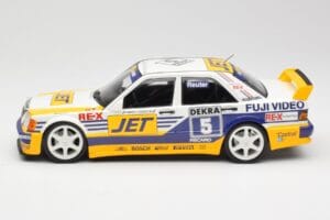 Mercedes 190E 2.5-16 EVO 1 W201 Team MS-Jet #5 M. Reuter DTM 1989 Minichamps 1:18 155893605 Druckguss — Bild 3 von 6