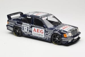 Mercedes 190E 2.5-16 EVO 1 W201 Team Snobeck #12 A. Cudini DTM 1989 Minichamps 1:18 155893612 Druckguss — Bild 4 von 6