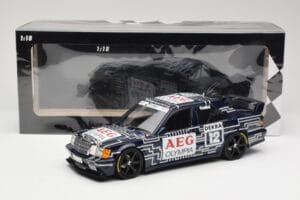 Mercedes 190E 2.5-16 EVO 1 W201 Team Snobeck #12 A. Cudini DTM 1989 Minichamps 1:18 155893612 Druckguss — Bild 6 von 6