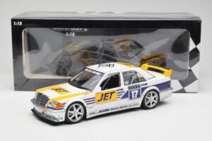 Mercedes 190E 2.5-16 EVO I W201 #17 Team MS-Jet J. van Ommen DTM 1990 Minichamps 1:18 155903617 Druckguss — Bild 6 von 6