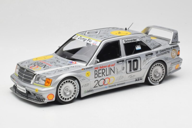 Mercedes 190E 2.5-16 EVO II W201 #10 Zung Fu B. Schneider Guia Race Macau 1992 Minichamps 1:18 155923610 Druckguss