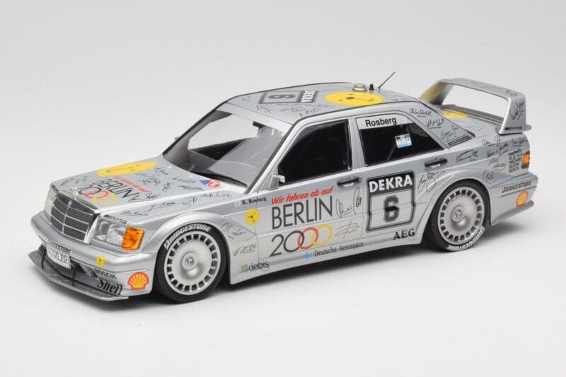 Mercedes 190E 2.5-16 EVO II W201 #6 Team AMG Mercedes K. Rosberg DTM 1992 Minichamps 1:18 155923606 Druckguss