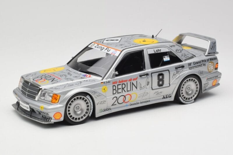 Mercedes 190E 2.5-16 EVO II W201 #8 Zung Fu E. Lohr Guia Race Macau 1992 Minichamps 1:18 155923608 Druckguss