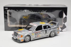 Mercedes 190E 2.5-16 EVO II W201 #9 Zung Fu K. Ludwig Guia Race Macau 1992 Minichamps 1:18 155923609 Druckguss — Bild 6 von 6