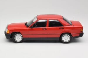 Mercedes 190E W201 Rot Minichamps 1:18 155037000 Druckguss — Bild 3 von 6