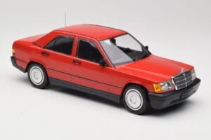 Mercedes 190E W201 Rot Minichamps 1:18 155037000 Druckguss — Bild 4 von 6