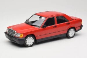 Mercedes 190E W201 Rot Minichamps 1:18 155037000 Druckguss